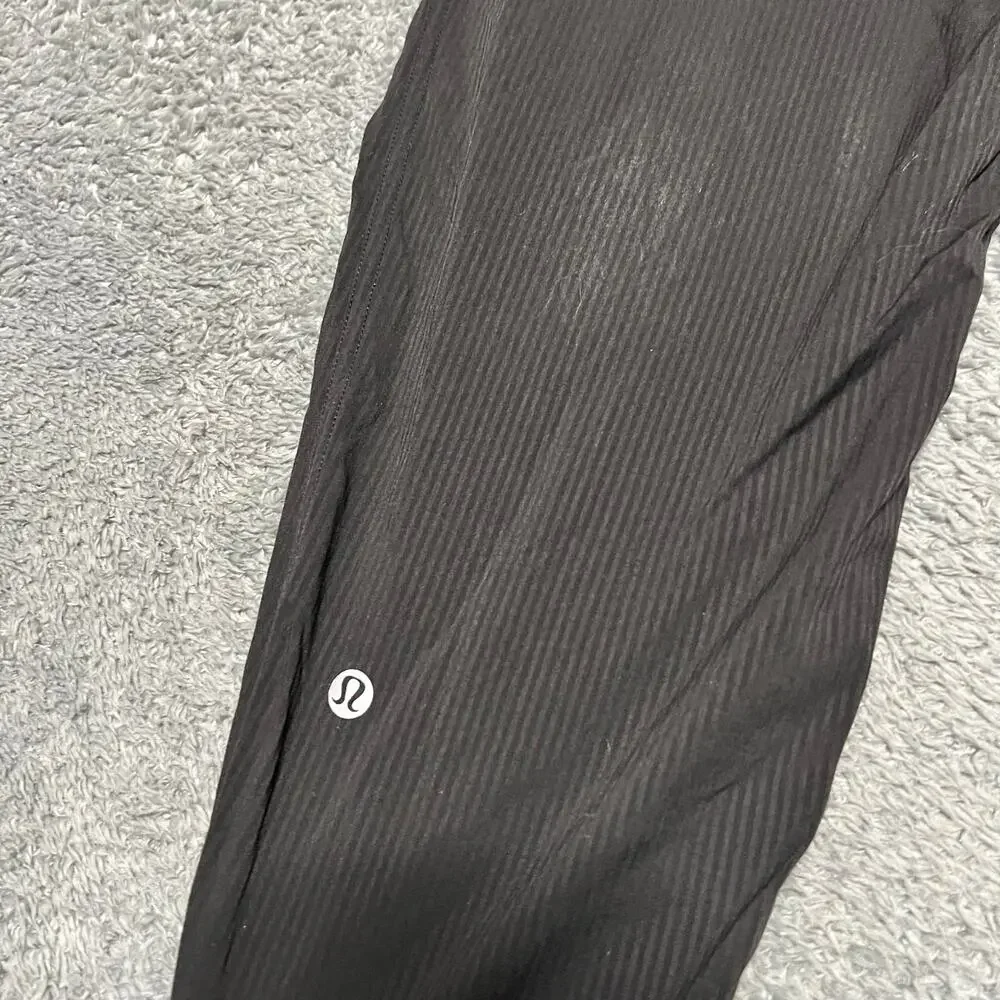 Lululemon Dance Studio Joggers Womens 4 Black High Rise Light Weight Activewear